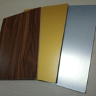 304 316 Brushed Embossed Stainless Steel Plastic Composite Panels , Composite Metal Panel